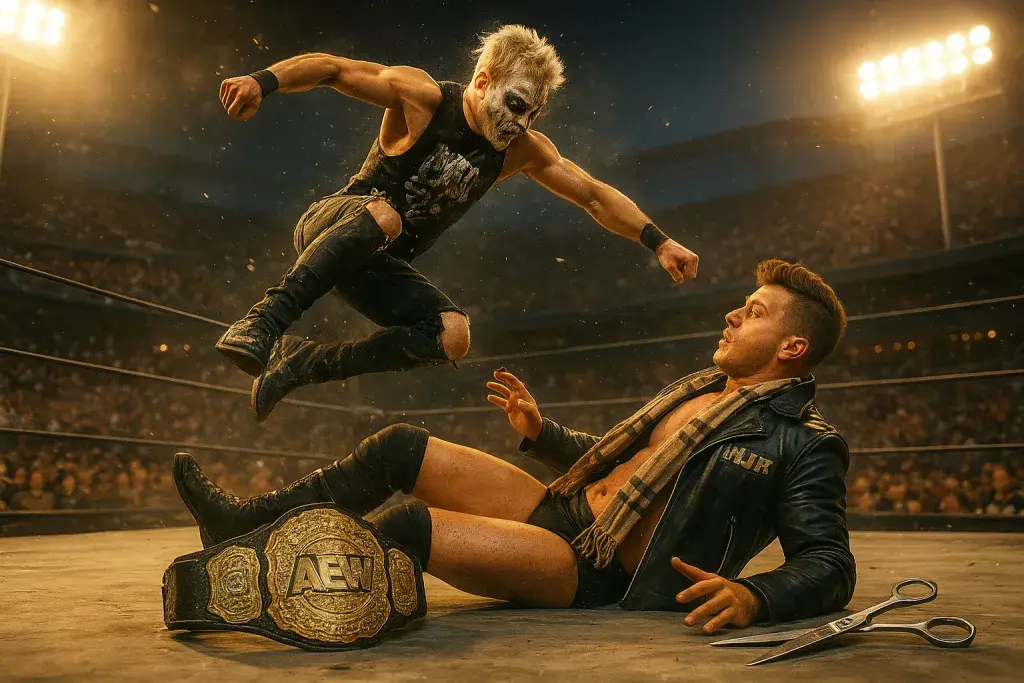 Allin defends AEW World title against MJF in hair match at Double or Nothing