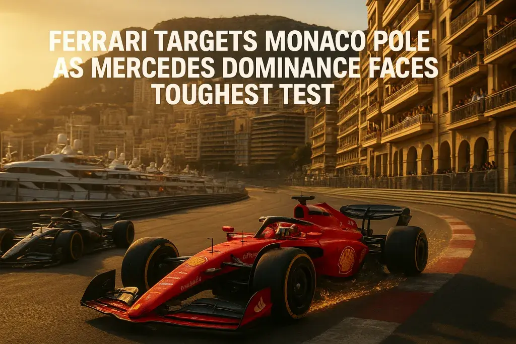 Ferrari Targets Monaco Pole as Mercedes Dominance Faces Toughest Test