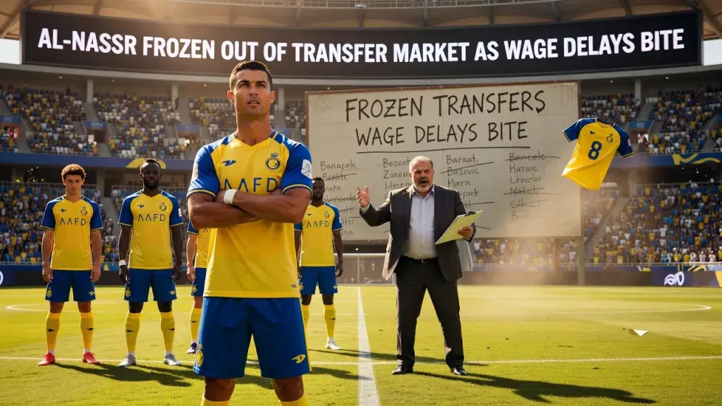 Al-Nassr Frozen Out of Transfer Market as Wage Delays Bite