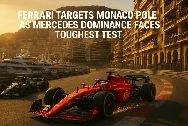 Ferrari Targets Monaco Pole as Mercedes Dominance Faces Toughest Test