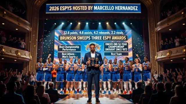 Brunson Sweeps Three ESPY Awards as Knicks End 52-Year Championship Drought
