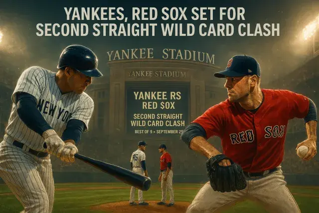 Yankees, Red Sox Set For Second Straight Wild Card Clash